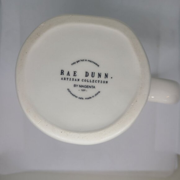 Rae Dunn Artisan Collection HER & HIS Mug Set White Black by Magenta 189 - Picture 5 of 9